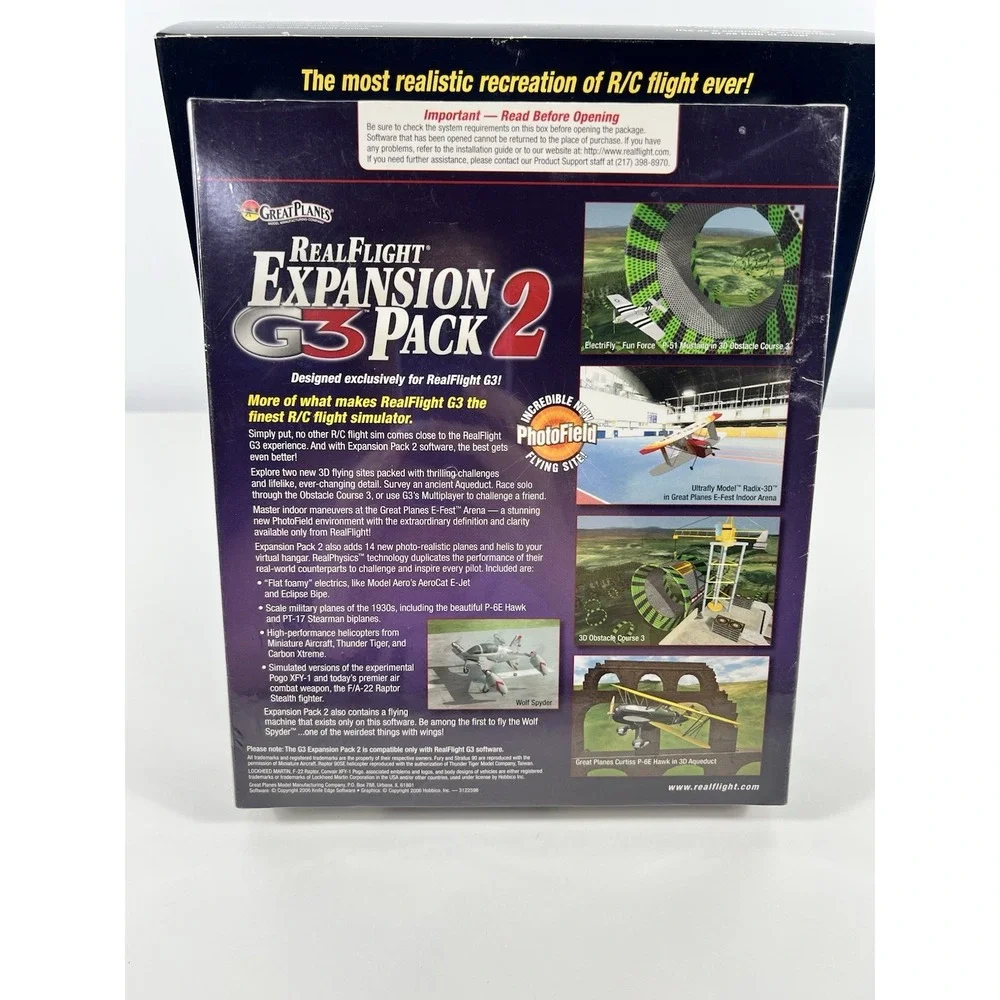Great Planes Real Flight R/C Flight Simulator G3.5 Controller & Expansion Packs